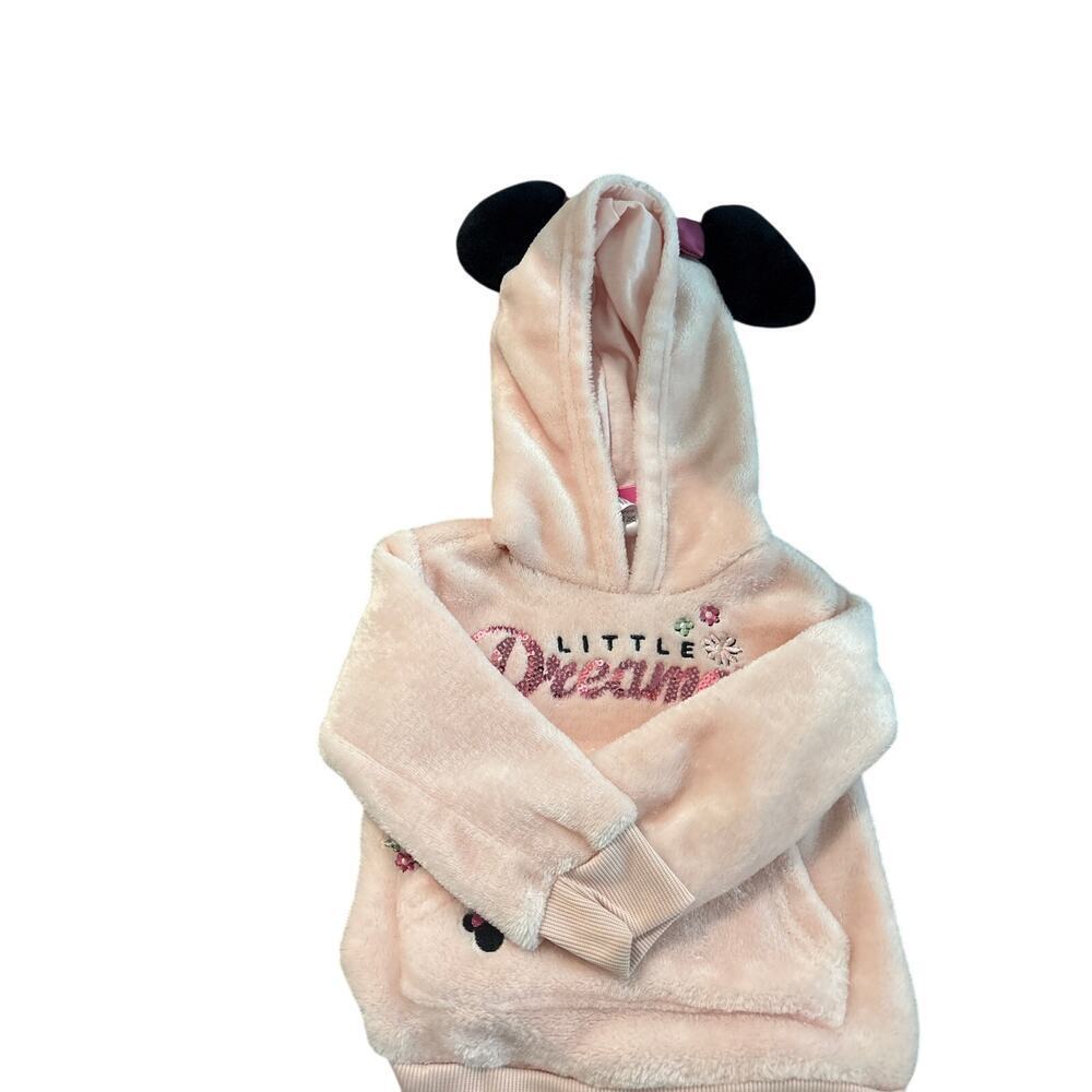 Disney Minnie Mouse “Little Dreamer” Fleece Hoodie – 12 Months